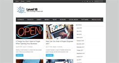Desktop Screenshot of level18.net